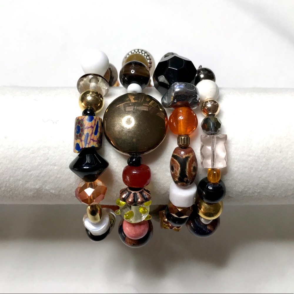Handmade Bracelet with Vintage & Modern Elements (NB21-13H) - Picture 4 of 8